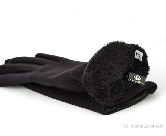 Рукавички жіночі Зима 68-4 пальто black (10 шт. р.сітка6,5-8,5) "PAIDI" недорого оптом від прямого постачальника, зображення 2