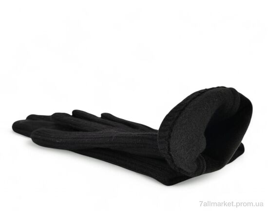 Рукавички жіночі Зима 29 замш-текстиль black (10 шт. р.сітка6,5-8,5) "PAIDI" недорого оптом від прямого постачальника, зображення 2