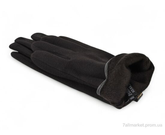 Рукавички жіночі Зима 39-10 пальто black (10 шт. р.сітка6,5-8,5) "PAIDI" недорого оптом від прямого постачальника, зображення 2