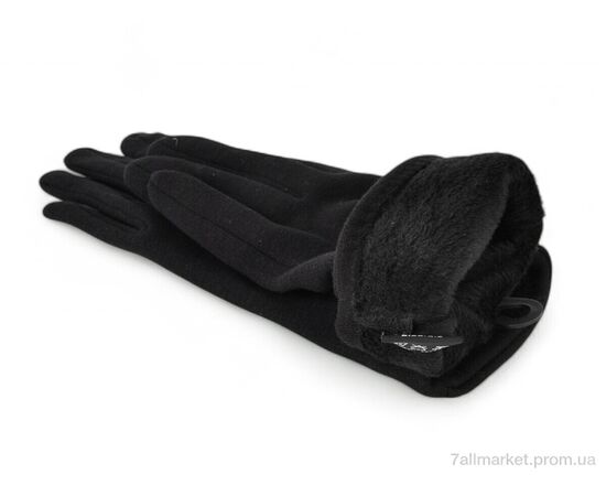 Рукавички жіночі Зима 35-3 трикотаж black (10 шт. р.сітка6,5-8,5) "PAIDI" недорого оптом від прямого постачальника, зображення 2