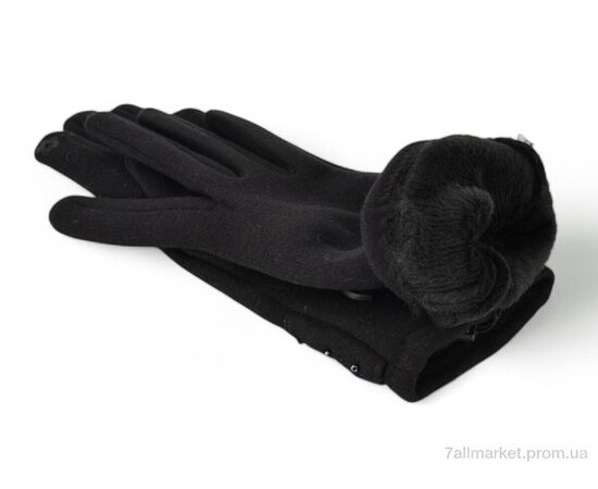 Перчатки женские Зима 35-7 трикотаж black (10 шт. р.сетка 6,5-8,5) "PAIDI" недорого оптом от прямого поставщика, изображение 2 Фотография Перчатки женские Зима 35-7 трикотаж black (10 шт. р.сетка 6,5-8,5) "PAIDI" недорого оптом от прямого поставщика, изображение 2