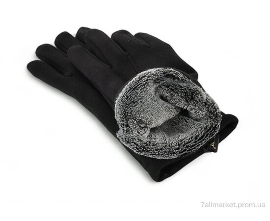 Рукавички жіночі Зима 38-3 трикотаж black (10 шт. р.сітка6,5-8,5) "PAIDI" недорого оптом від прямого постачальника, зображення 2