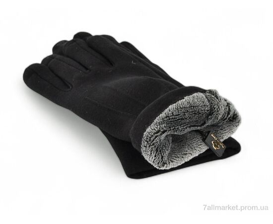 Рукавички жіночі Зима 38-4 трикотаж black (10 шт. р.сітка6,5-8,5) "PAIDI" недорого оптом від прямого постачальника, зображення 2