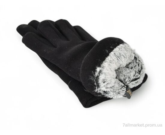 Перчатки женские Зима 36-6 трикотаж black (10 шт. р.сетка 6,5-8,5) "PAIDI" недорого оптом от прямого поставщика, изображение 2 Фотография Перчатки женские Зима 36-6 трикотаж black (10 шт. р.сетка 6,5-8,5) "PAIDI" недорого оптом от прямого поставщика, изображение 2