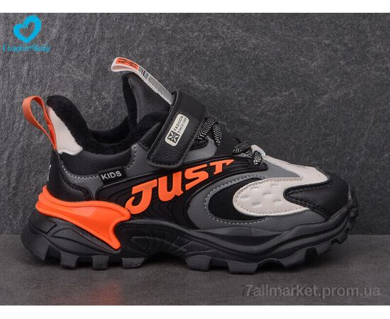 Кросівки дитячі модні Зима 2063А чорно-помаранчевий (7 пар р.31-36) "Comfort-baby" недорого оптом від прямого постачальника, зображення 2 Кросівки дитячі модні Зима 2063А чорно-помаранчевий (7 пар р.31-36) "Comfort-baby" недорого оптом від прямого постачальника, зображення 2