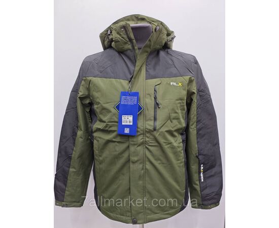 Фотография Куртка мужская демисезонная плащевка размеры 52-60(4цв) "R-RLX" недорого от прямого поставщика, изображение 3