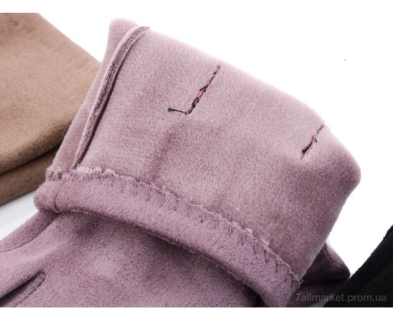 Рукавички жіночі Весна/осінь 20-132Ж замша плюш mix (12 шт. р.сітка6,5-8,5) "TUZZI" недорого оптом від прямого постачальника, зображення 3 Рукавички жіночі Весна/осінь 20-132Ж замша плюш mix (12 шт. р.сітка6,5-8,5) "TUZZI" недорого оптом від прямого постачальника, зображення 3