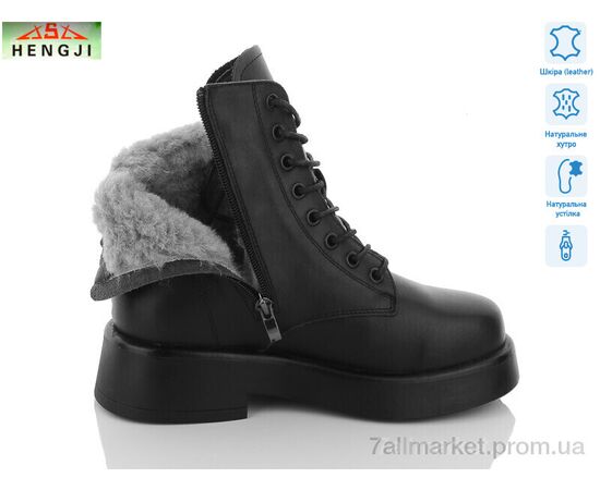 Фотография Ботинки женские стильные зима D99 (6 пар р.36-41) "HENGJI-ELENA" недорого оптом от прямого поставщика, изображение 2