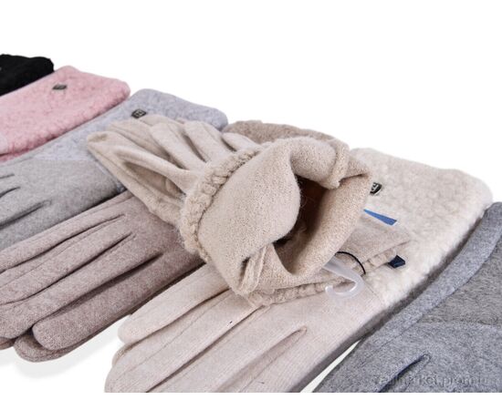Перчатки женские Зима B32-38 (кашемір-тедді) mix (12 шт. р.сетка 6,5-8,5) "TUZZI" недорого оптом от прямого поставщика, изображение 2 Фотография Перчатки женские Зима B32-38 (кашемір-тедді) mix (12 шт. р.сетка 6,5-8,5) "TUZZI" недорого оптом от прямого поставщика, изображение 2