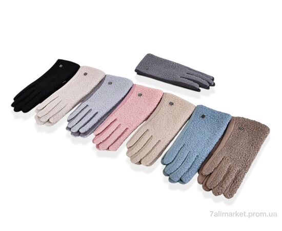 Рукавички жіночі Зима B18-31 (тедді-плюш) mix (12 шт. р.сітка6,5-8,5) "TUZZI" недорого оптом від прямого постачальника Рукавички жіночі Зима B18-31 (тедді-плюш) mix (12 шт. р.сітка6,5-8,5) "TUZZI" недорого оптом від прямого постачальника