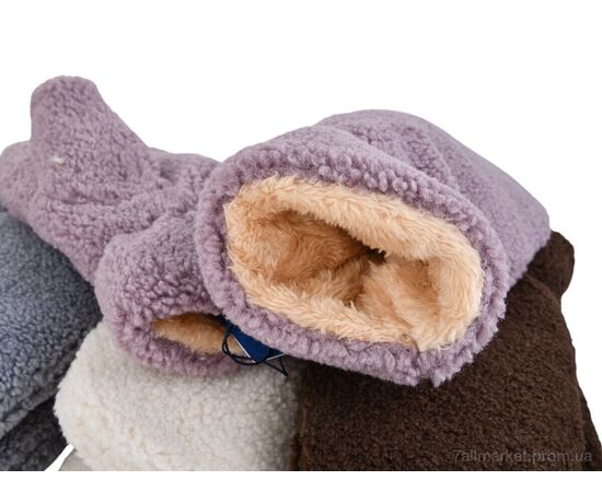 Варежки для женщин Зима M3-97 (тедді) mix (12 шт. р.сетка One size) "TUZZI" недорого оптом от прямого поставщика, изображение 2 Фотография Варежки для женщин Зима M3-97 (тедді) mix (12 шт. р.сетка One size) "TUZZI" недорого оптом от прямого поставщика, изображение 2