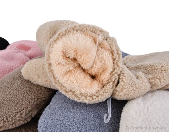 Варежки для женщин Зима M3-108 (тедді) mix (12 шт. р.сетка One size) "TUZZI" недорого оптом от прямого поставщика, изображение 2 Фотография Варежки для женщин Зима M3-108 (тедді) mix (12 шт. р.сетка One size) "TUZZI" недорого оптом от прямого поставщика, изображение 2