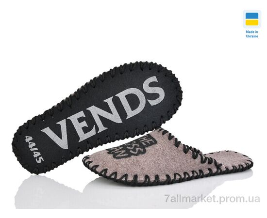 Фотография Тапки мужские домашние Весна/осень 354M беж (9 пар р.40-45) "Active" недорого оптом от прямого поставщика, изображение 3