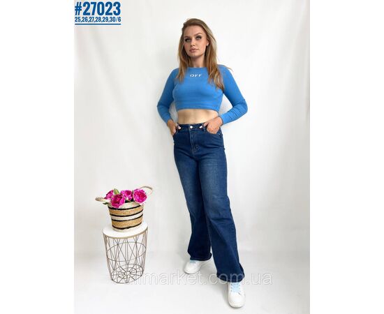 Фотография Джинсы палаццо размерный ряд 25,26,27,28,29,30 "PARTNERS" недорого от прямого поставщика, изображение 2