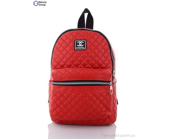 Фотография Рюкзак женский YM013-2 red 33*24*12 см, "Reluna Group" недорого оптом от прямого поставщика, изображение 2