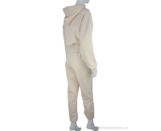 Фотография Спортивный костюм женский Весна/осень WLT4366 beige (4 шт. р.сетка S-XL) "Fabullok" недорого оптом от прямого поставщика, изображение 2