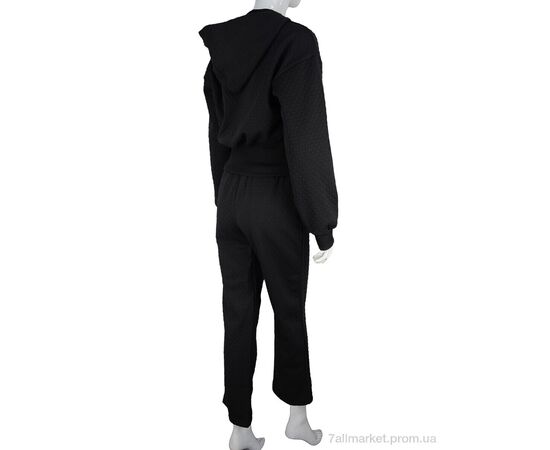 Фотография Спортивный костюм женский Весна/осень WLT4366 black (4 шт. р.сетка S-XL) "Fabullok" недорого оптом от прямого поставщика, изображение 2