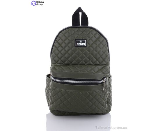 Фотография Рюкзак женский NQ001-1 green 33*24*12 см, "Reluna Group" недорого оптом от прямого поставщика, изображение 2