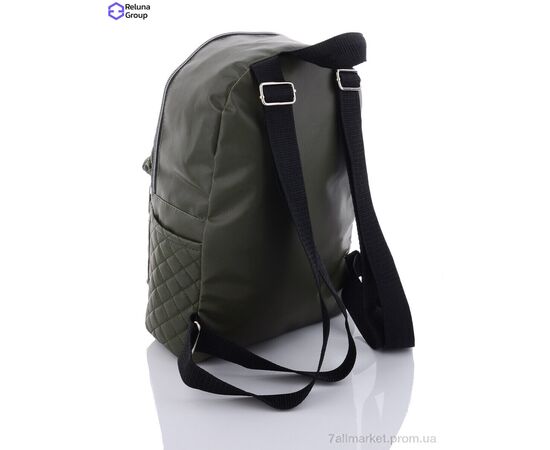 Фотография Рюкзак женский NQ001-1 green 33*24*12 см, "Reluna Group" недорого оптом от прямого поставщика, изображение 3