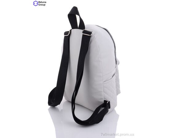 Рюкзак жіночий NQ001-2 grey 33*24*12 см, "Reluna Group" недорого оптом від прямого постачальника, зображення 3