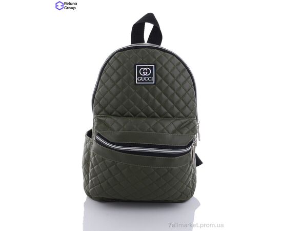 Рюкзак жіночий NQ001-4 green 33*24*12 см, "Reluna Group" недорого оптом від прямого постачальника, зображення 2
