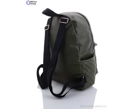 Рюкзак жіночий NQ001-4 green 33*24*12 см, "Reluna Group" недорого оптом від прямого постачальника, зображення 3