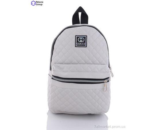 Фотография Рюкзак женский NQ001-5 grey 33*24*12 см, "Reluna Group" недорого оптом от прямого поставщика, изображение 2