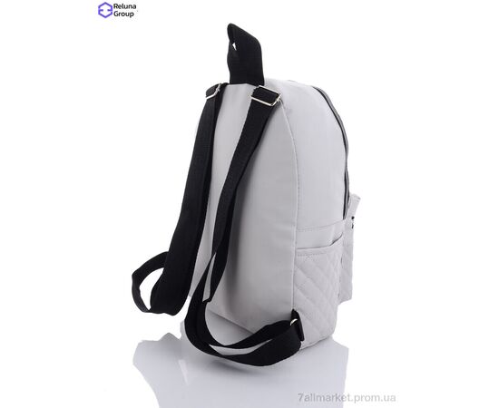 Фотография Рюкзак женский NQ001-5 grey 33*24*12 см, "Reluna Group" недорого оптом от прямого поставщика, изображение 3