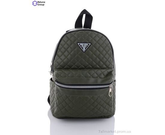 Фотография Рюкзак женский NQ001-7 green 33*24*12 см, "Reluna Group" недорого оптом от прямого поставщика, изображение 2