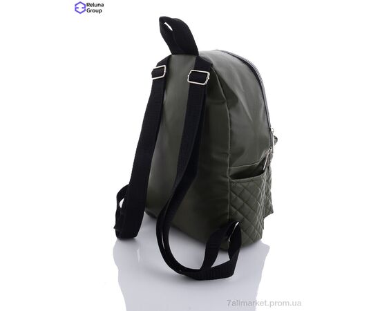 Фотография Рюкзак женский NQ001-7 green 33*24*12 см, "Reluna Group" недорого оптом от прямого поставщика, изображение 3