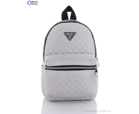 Фотография Рюкзак женский NQ001-8 grey 33*24*12 см, "Reluna Group" недорого оптом от прямого поставщика, изображение 2