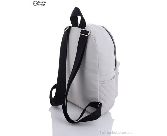 Фотография Рюкзак женский NQ001-8 grey 33*24*12 см, "Reluna Group" недорого оптом от прямого поставщика, изображение 3