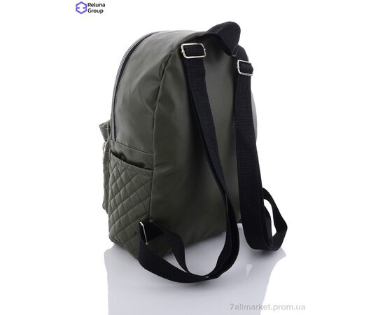 Фотография Рюкзак женский NQ001-10 green 33*24*12 см, "Reluna Group" недорого оптом от прямого поставщика, изображение 3