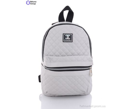 Фотография Рюкзак женский NQ001-11 grey 33*24*12 см, "Reluna Group" недорого оптом от прямого поставщика, изображение 2