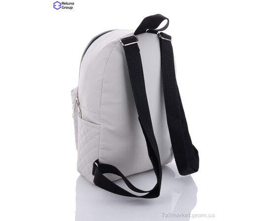 Фотография Рюкзак женский NQ001-11 grey 33*24*12 см, "Reluna Group" недорого оптом от прямого поставщика, изображение 3