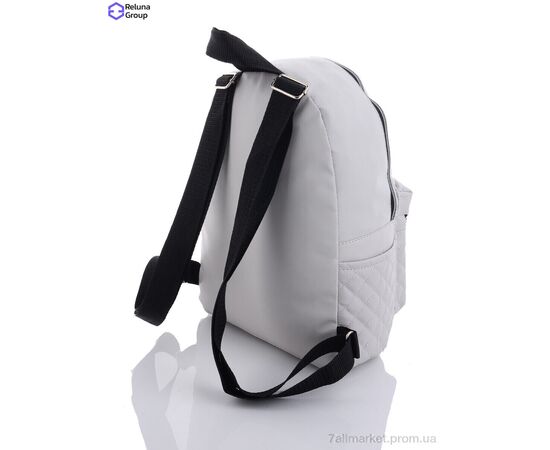 Фотография Рюкзак женский NQ001-14 grey 33*24*12 см, "Reluna Group" недорого оптом от прямого поставщика, изображение 3
