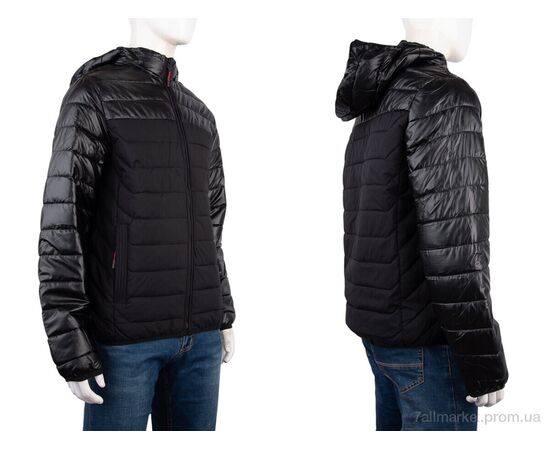 Куртка мужская Весна/осень 4202-2242-1 black (5 шт. р.сетка 48-56) "Мир" недорого оптом от прямого поставщика, изображение 3 Фотография Куртка мужская Весна/осень 4202-2242-1 black (5 шт. р.сетка 48-56) "Мир" недорого оптом от прямого поставщика, изображение 3