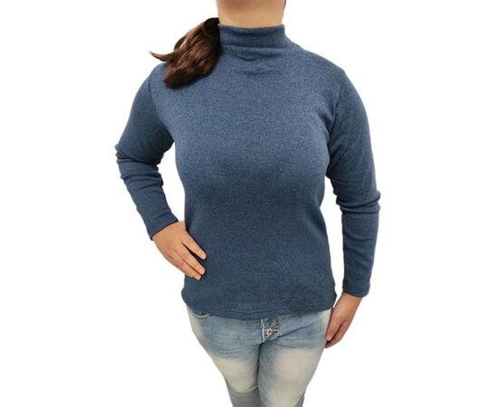 Гольф женский 3121 d.blue байка р.S-3XL "Алия" недорого оптом от прямого поставщика Фотография Гольф женский 3121 d.blue байка р.S-3XL "Алия" недорого оптом от прямого поставщика