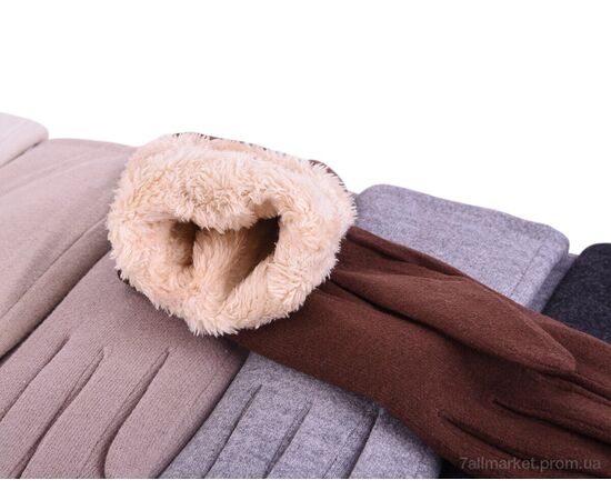 Рукавички жіночі Зима B33-71 mix (12 шт. р.сітка6,5-8,5) "TUZZI" недорого оптом від прямого постачальника, зображення 2