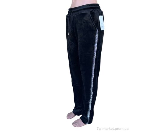 Спортивные брюки женские Зима Спортивні штани велюр чорний (6 шт. р.сетка 48-54) "Алия" недорого оптом от прямого поставщика Фотография Спортивные брюки женские Зима Спортивні штани велюр чорний (6 шт. р.сетка 48-54) "Алия" недорого оптом от прямого поставщика