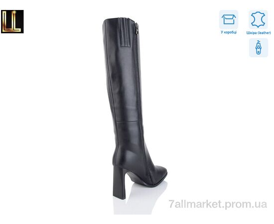 Фотография Сапоги женские удобные зима LM-6F16-1P (6 пар р.36-40) "Lilin" недорого оптом от прямого поставщика, изображение 2