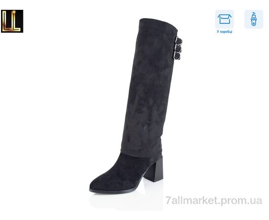 Фотография Сапоги женские удобные зима L810 (6 пар р.36-40) "Lilin" недорого оптом от прямого поставщика, изображение 2