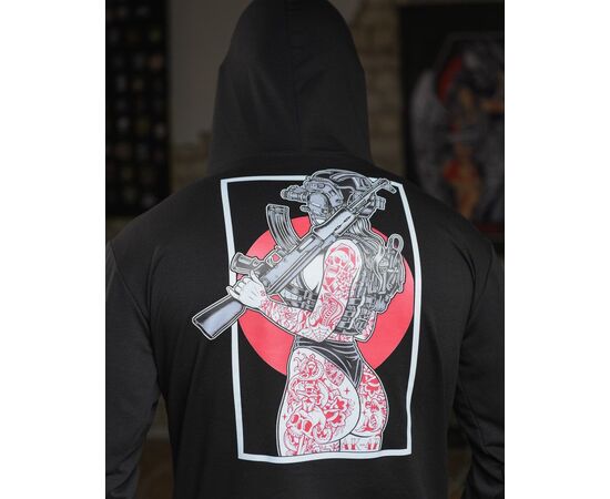 Худи чоловічий 422 black р.M-3XL "Madoka" недорого оптом від прямого постачальника, зображення 2 Худи чоловічий 422 black р.M-3XL "Madoka" недорого оптом від прямого постачальника, зображення 2