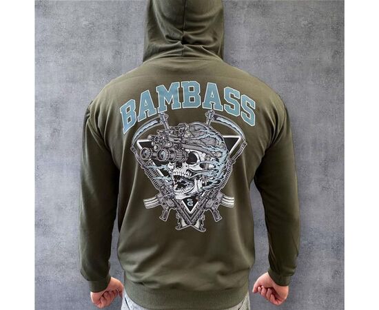 Худи чоловічий 454 khaki р.M-3XL "Madoka" недорого оптом від прямого постачальника, зображення 2 Худи чоловічий 454 khaki р.M-3XL "Madoka" недорого оптом від прямого постачальника, зображення 2