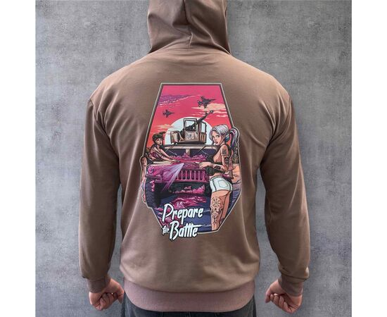 Худи мужской 472 beige р.M-3XL "Madoka" недорого оптом от прямого поставщика, изображение 2 Фотография Худи мужской 472 beige р.M-3XL "Madoka" недорого оптом от прямого поставщика, изображение 2