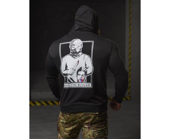 Худи чоловічий 686 black р.M-3XL "Madoka" недорого оптом від прямого постачальника, зображення 2