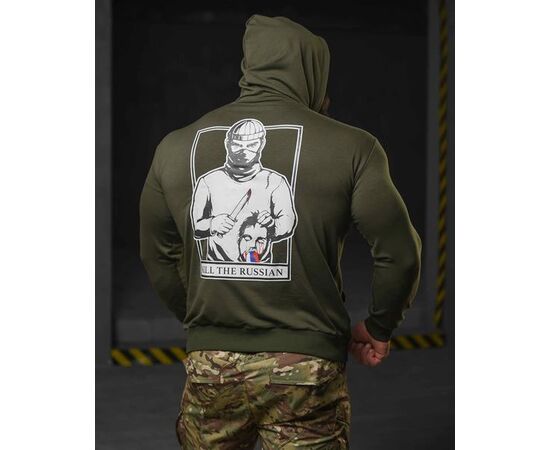 Худи чоловічий 687 khaki р.M-3XL "Madoka" недорого оптом від прямого постачальника, зображення 2