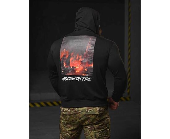 Худи чоловічий 693 black р.M-3XL "Madoka" недорого оптом від прямого постачальника, зображення 2