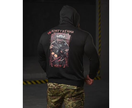 Худи чоловічий 694 black р.M-3XL "Madoka" недорого оптом від прямого постачальника, зображення 2