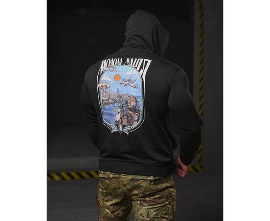 Худи чоловічий 700 black р.M-3XL "Madoka" недорого оптом від прямого постачальника, зображення 2